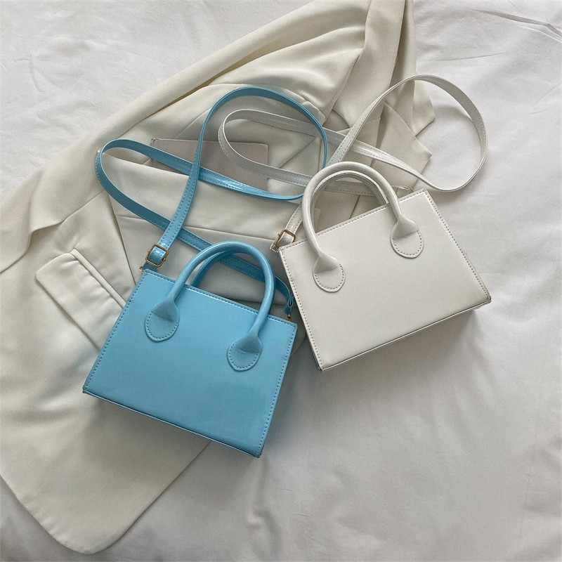 2025春夏季新款斜挎包糖果色手提小方包简约流行包包女休闲单肩包