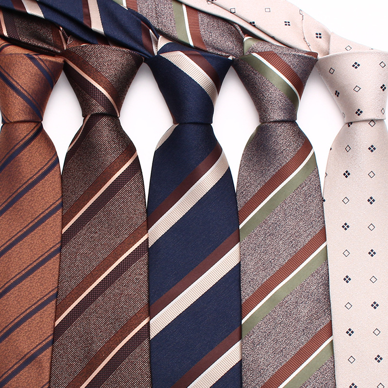 Polyester Silk Business Tie For Men Wine Red Retro Wedding_voghion.com