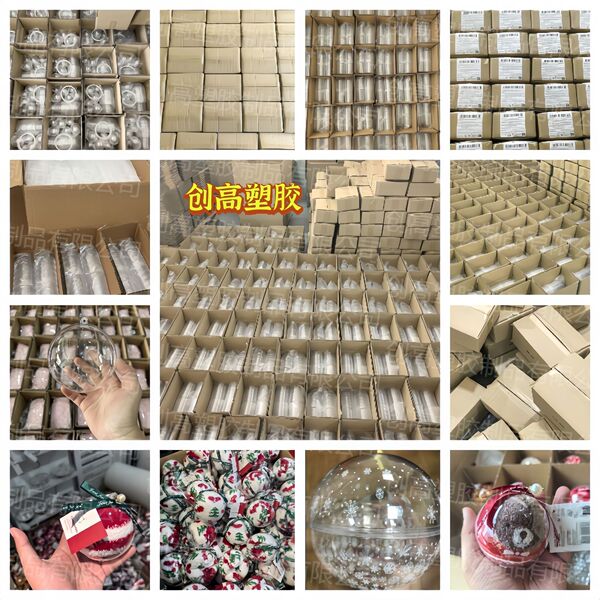Cross-border boxed PS plastic transparent ball acrylic ball hollow…