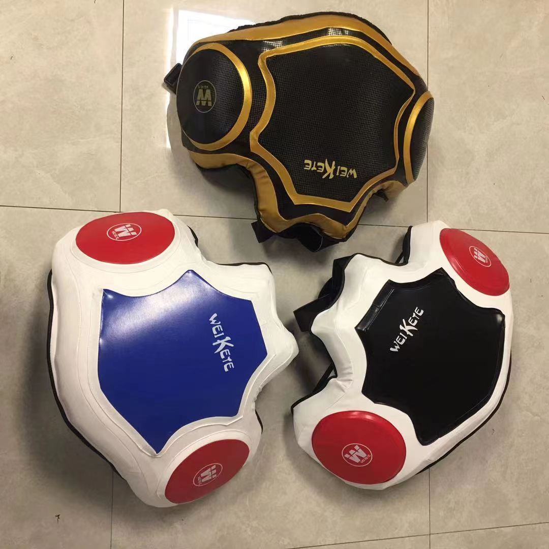 Boxing thickened big chest target waist target Sanda Muay Thai chest protection fight training target waist protection gear lower abdomen target
