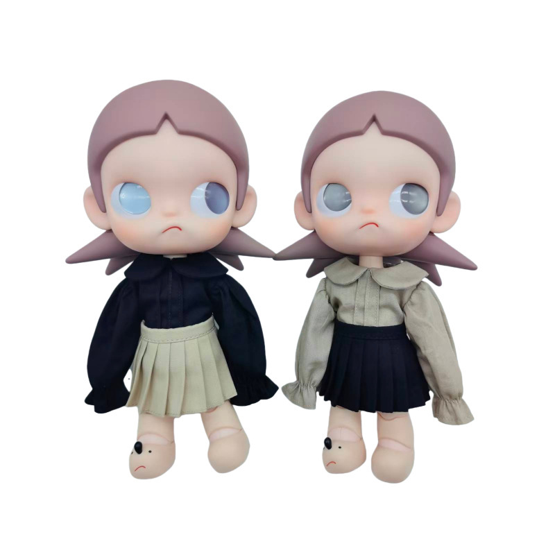 Zsiga Sister Gazi Half Round Neck Shirt Longing Place Baby Clothes 1/8 Movable Doll Pleated Skirt Trendy Baby Clothes