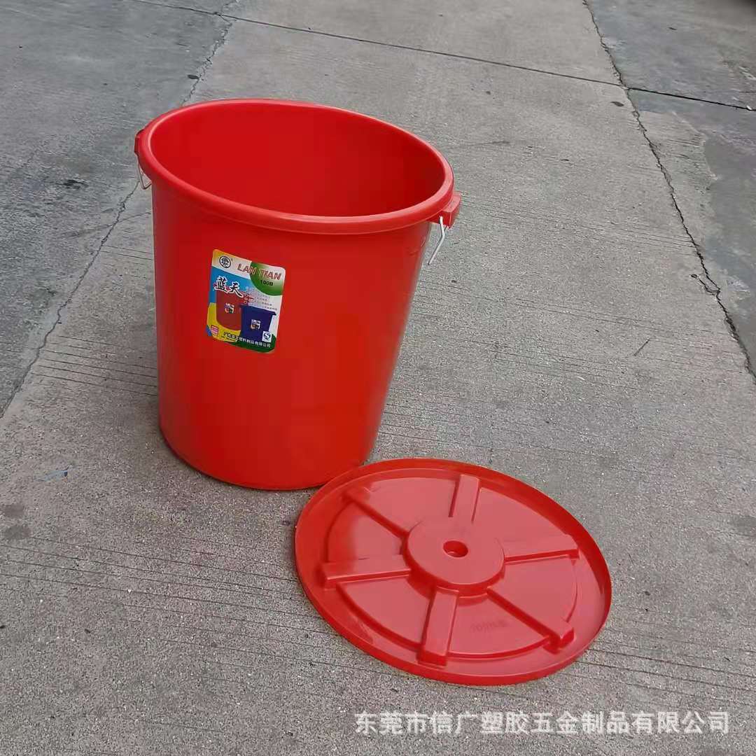 45—300升耐用耐磨清洁 珠江大白桶耐酸碱储物桶 圆形塑料桶 腌菜