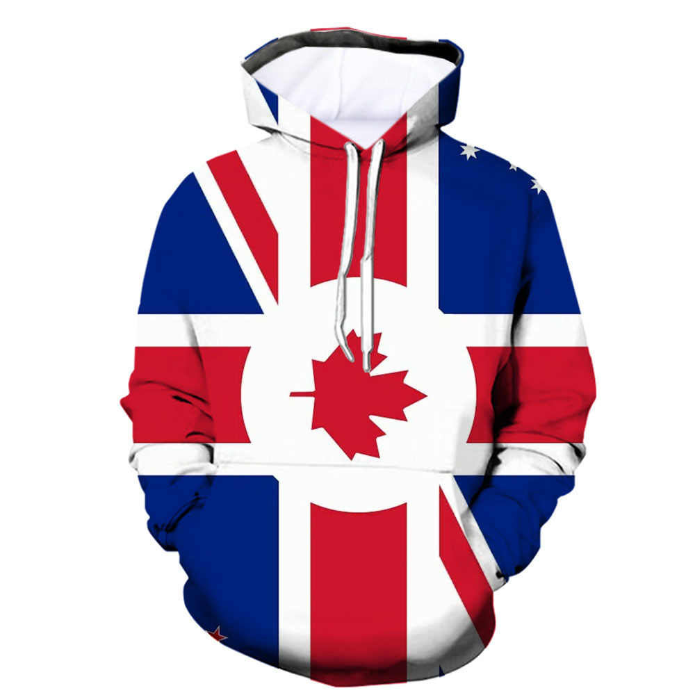 

Men's Printing Flag Men's Hoodie Sweater