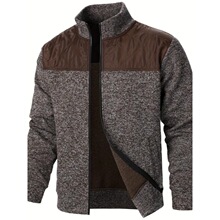 J 38076 Men's Zipper Knit Sweater ��ʿ����ë�� �羳ŷ��