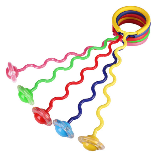 Children's toys Adult S-shaped jumping ball, turning on one foot, luminous bouncing ball, agility fitness training, flicking ball, flashing