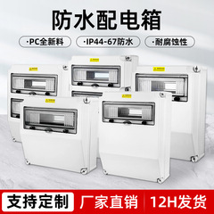 防水斜面配電箱工業用コンセント付き壁掛け式モバイルpc点検電源制御箱