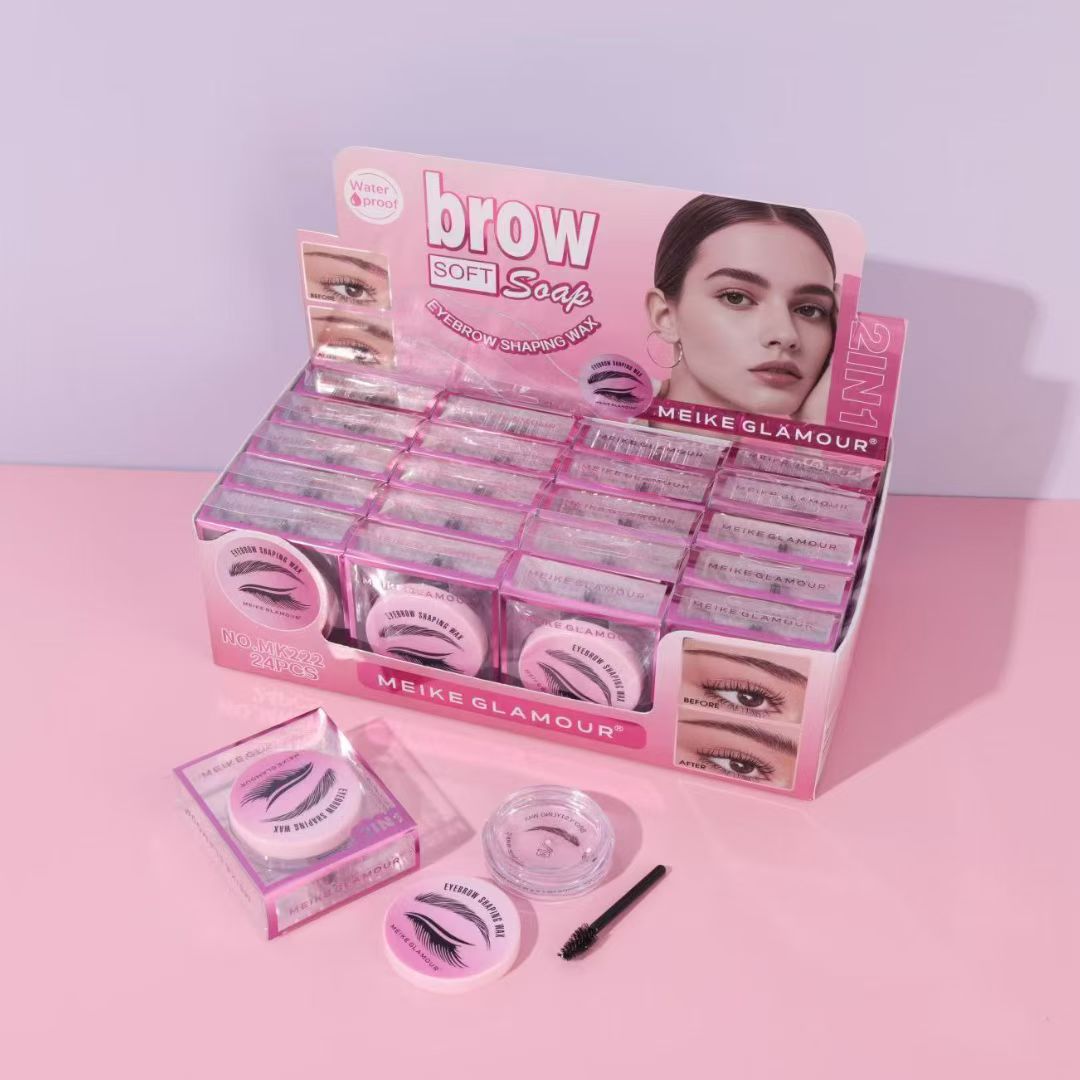 Nuevo paquete independiente transfronterizo de cejas tridimensionales de cuatro colores con cepillo fácil de colorear impermeable a prueba de sudor no es fácil de manchar. image 5