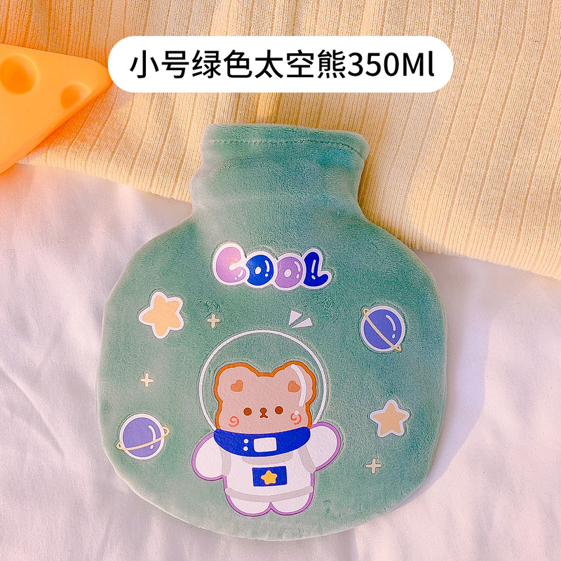 新型アニメ注水湯たんぽ学生かわいいおなかを敷いた湯たんぽ少女心防爆宝宝宝絨暖手宝|undefined