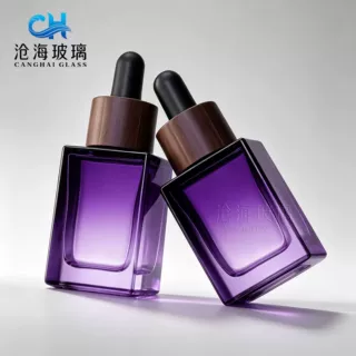 定制高端精华液瓶20ml木圈精油瓶方形滴管瓶原液瓶精油瓶定制