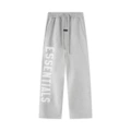 856 Gray Straight-Leg Fleece Pants