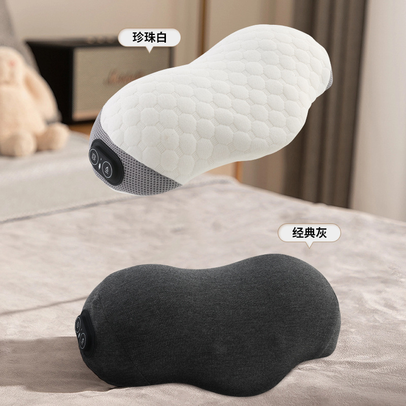頚椎マッサージ枕多機能肩首マッサージ器加熱腰枕背中電動家庭用頚椎マッサージ枕|undefined