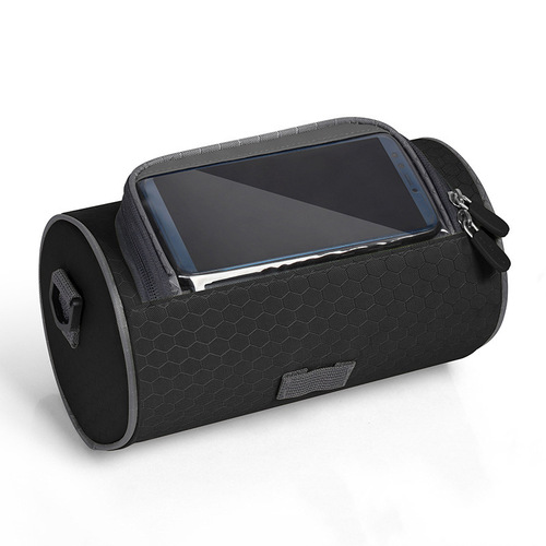 Bicycle front bag, e-bike head bag, waterproof front beam bag, handlebar bag, touch screen riding bag, crossbody bag, lightweight