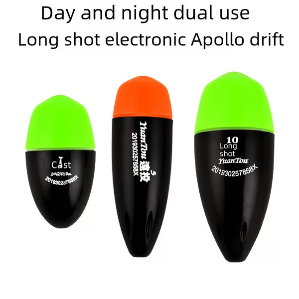 Wholesale Apollo drift far cast rock fishing drift luminous sea fishing through float ABS anti-fall float night fishing electronic fish drift