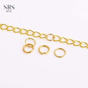 ����18K��ɫ������B�ӭh��Ȧ�_��Ȧ�]��Ȧ diy�ֹ�С�Ʒ���