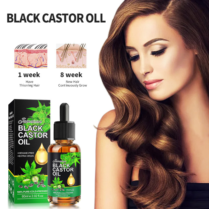 跨境热销现货牙买加蓖麻油Castor Oil护发精油滋养头部源头厂家|undefined