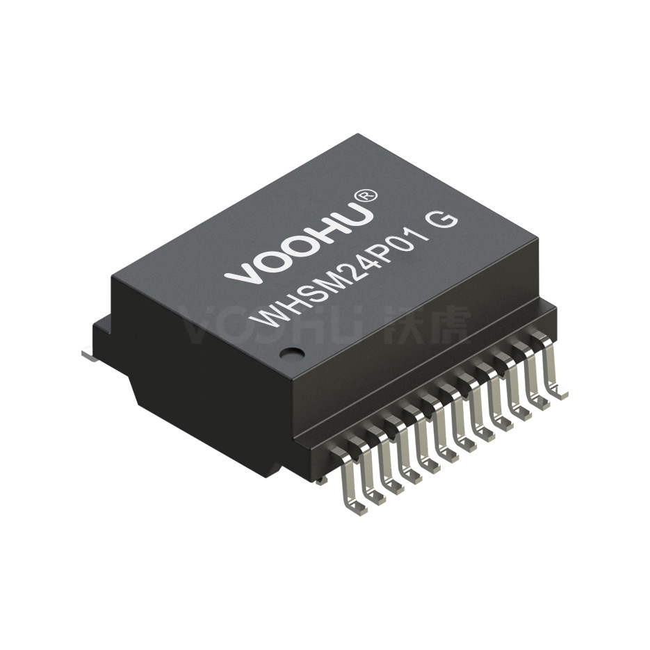 WHSM24P01G 10G单口万兆网 SMD网络变压器