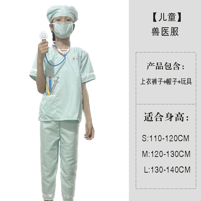 儿童绿兽医