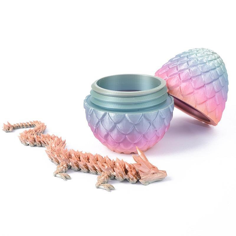 8.5cm 드래곤 알 + 22cm 크리스탈 드래곤 [캔디 색상 랜덤]