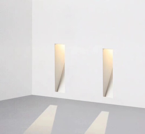 Frameless LED floor lamp hotel corridor corner light stairs embedded baseboard light step ladder minimalist style 