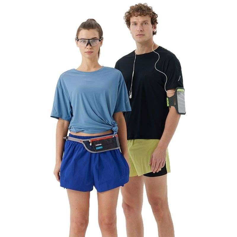 DiJia rápido secado deporte ligero mangas cortas antibacterianas para hombres y mujeres, camiseta de correr de maratón fría y absorbente de humedad, ropa de sudor
