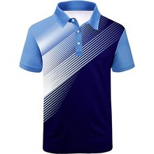 男式 Polo 衫高尔夫衬衫图案印花几何运动时尚街头服饰设计师