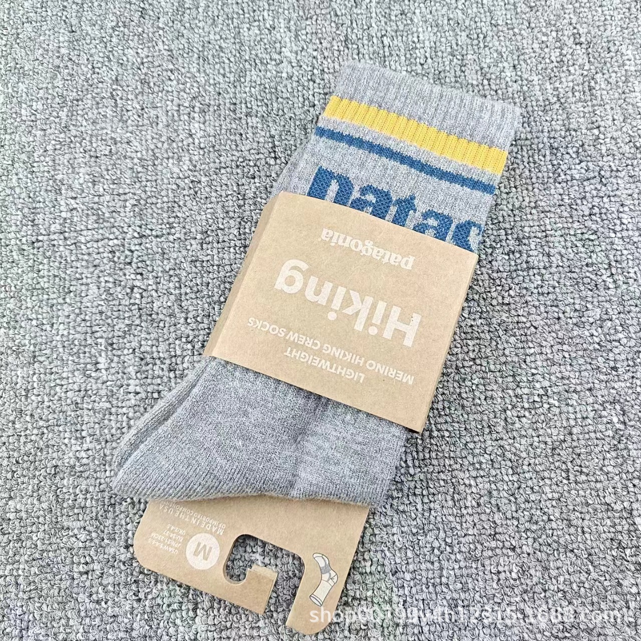 新しいパタゴニアハイトップタオルボトムカップルソックスアウトドアスポーツ登山ソックス卸売ハイトップトレンディソックス