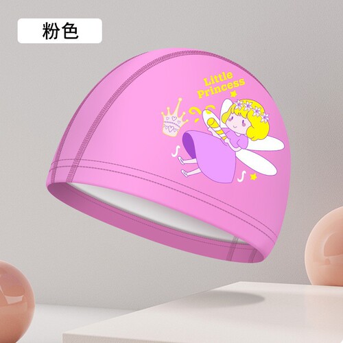 New children's swimming cap waterproof hair care comfortable non-stretching PU coating swimming cap cartoon swimming cap swimming equipment
