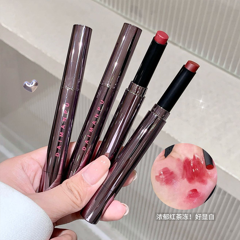 DaimAnpu espejo sólido labial miel labial vidrio esmalte labial humectante película lápiz labial lápiz labial maquillaje al por mayor image 1