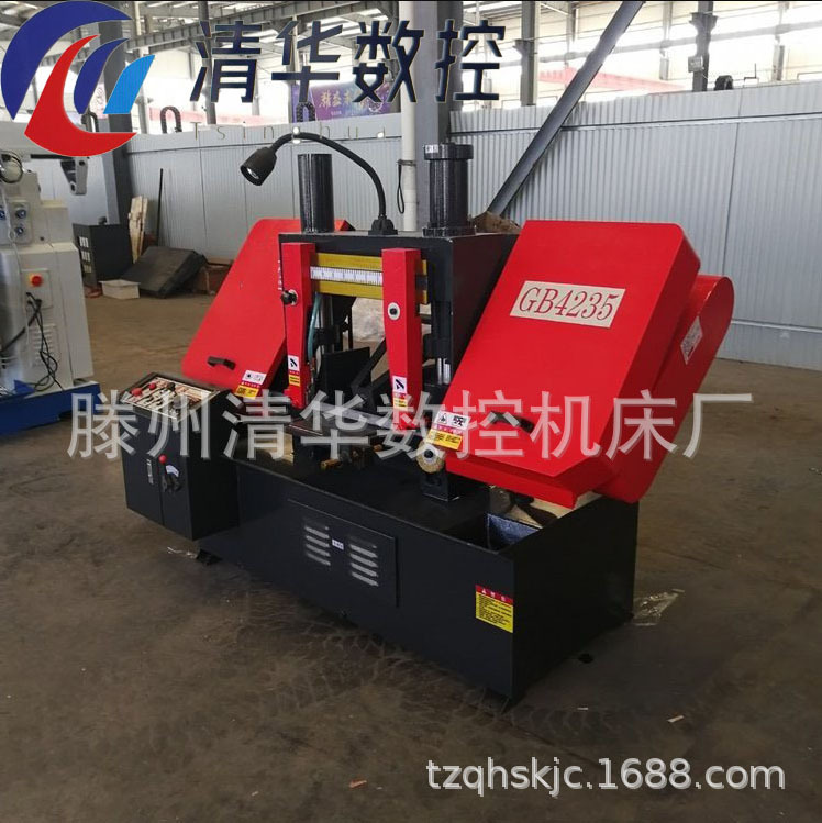 厂家供应GB4235液压带锯床 双立柱液压带锯床 旋转45度