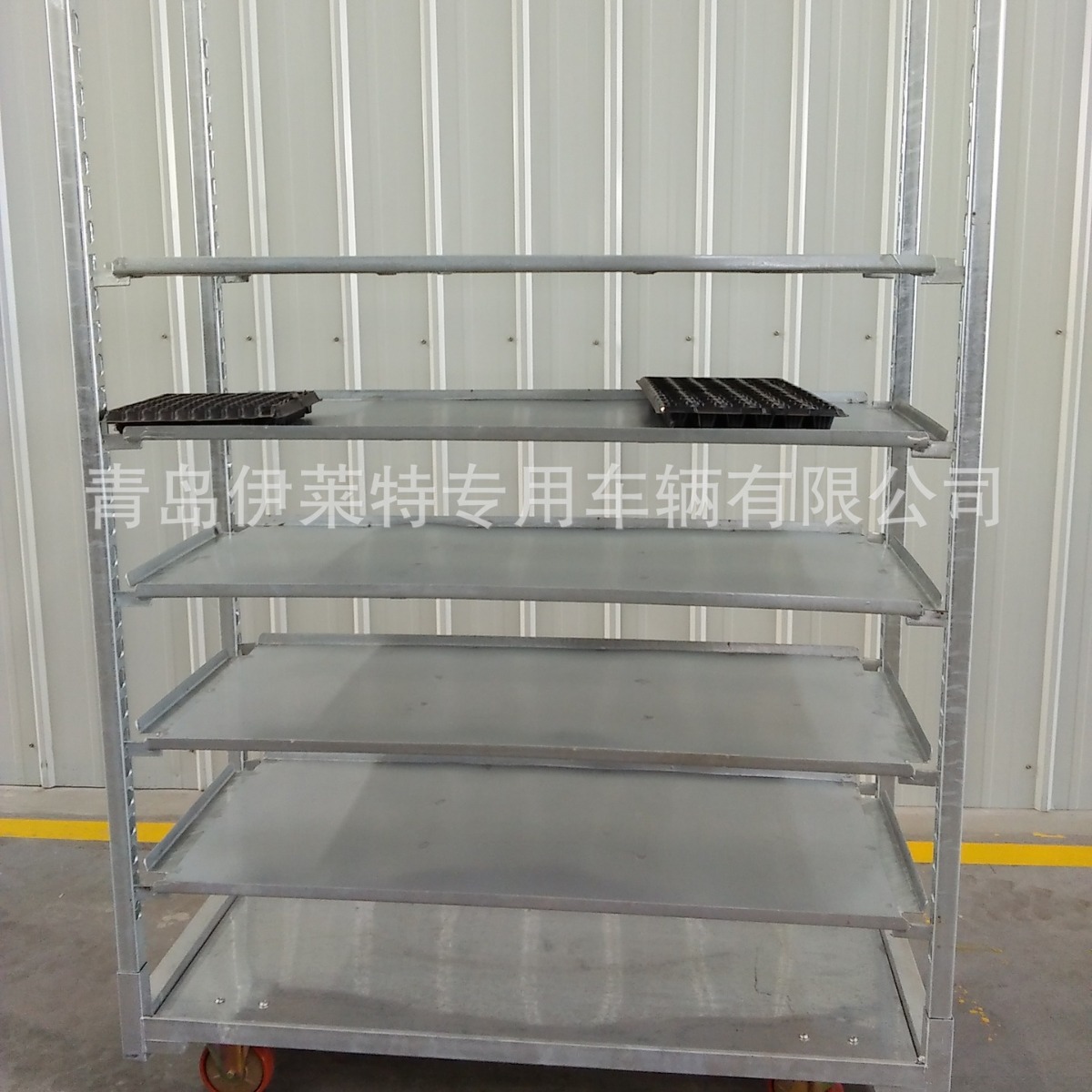 厂家直销苗圃育苗车，催芽温室育苗工具运输车，金属板多层催芽车