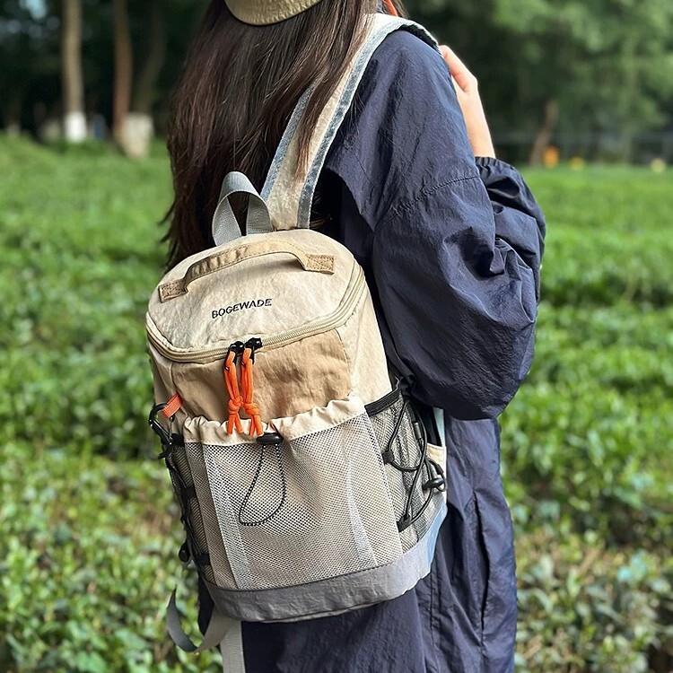 2025新款时尚个性双肩包旅游休闲背包男女潮流学生书包登山双肩包|undefined