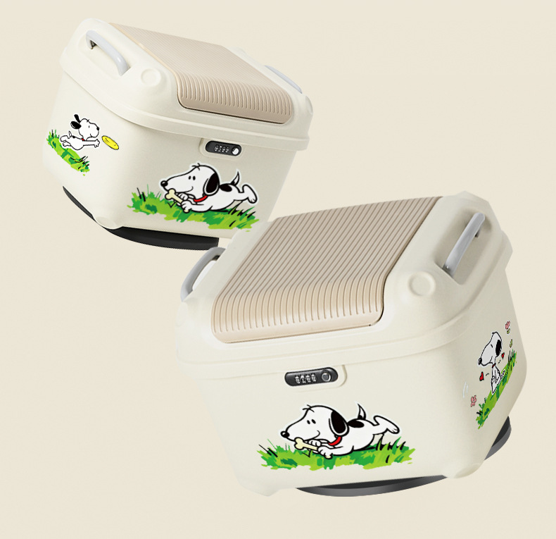 New Model Electric Vehicle Trunk Universal Thickened Password Lock Storage Box Storage Battery Large Capacity Free Shipping