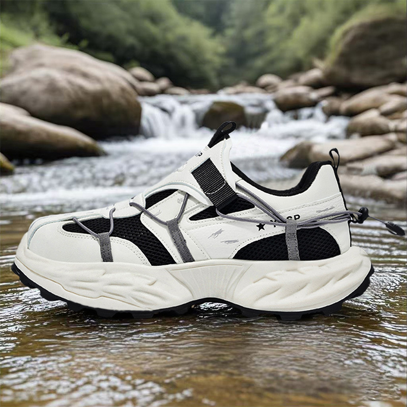 Los zapatos de hombre se pueden usar en todas las estaciones, la nueva tendencia, la punta redonda, todo fósforo, transpirable, sin cordones, plataforma, deportes, ocio, zapatos cómodos para hombre