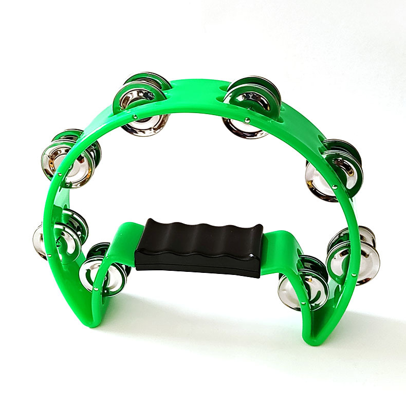 Orff single-layer bell flower interactive bell ring bar KTV hand bell wholesale children's musical instrument plastic large hand bell