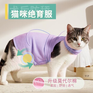 Cross-border Amazon Cat Sterilization Clothing Summer Cat Clothes Elastic Weaning Clothing Anti-licking Breathable Cool Postoperative Clothing