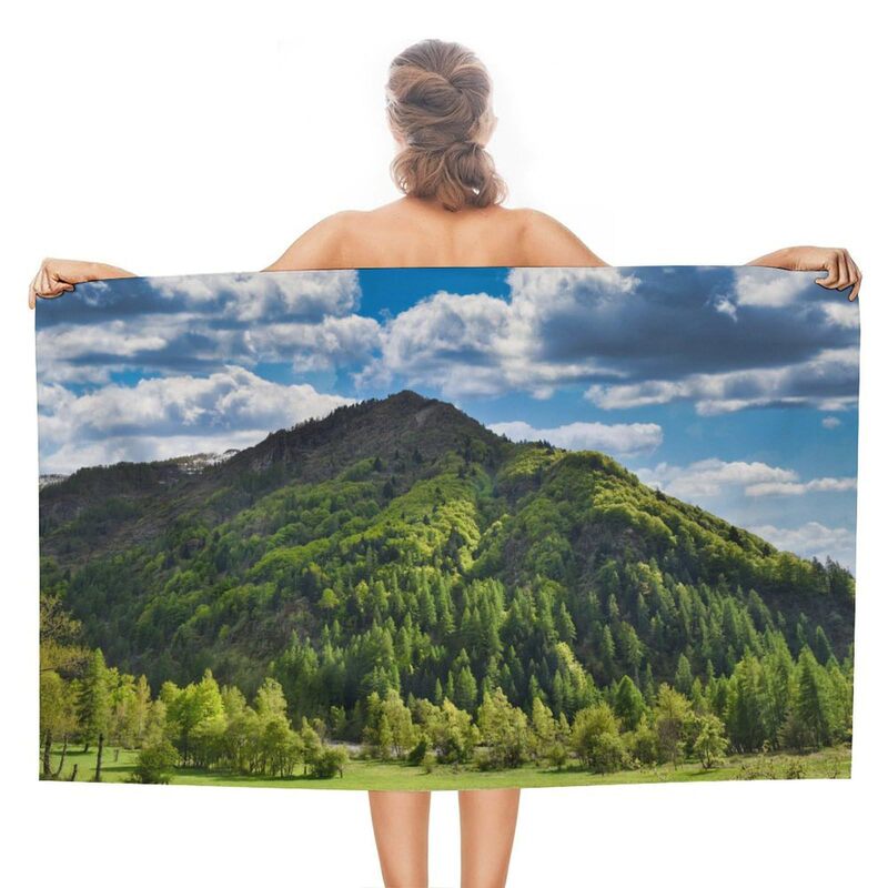 Adult Mountain Snow Beach Towel Quick-drying Sand-free Towel Soft Lightweight Absorbent Travel Bath Camping Towel Birthday Towel