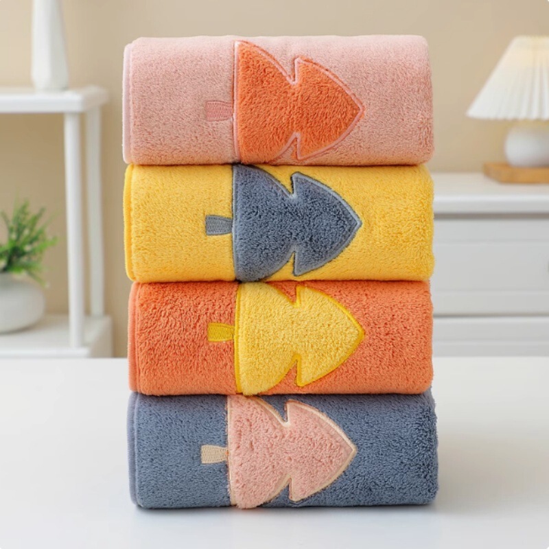 [Four Pack] 40X80 extra thick absorbent towel face towel soft skin-friendly adult quick-drying bath towel