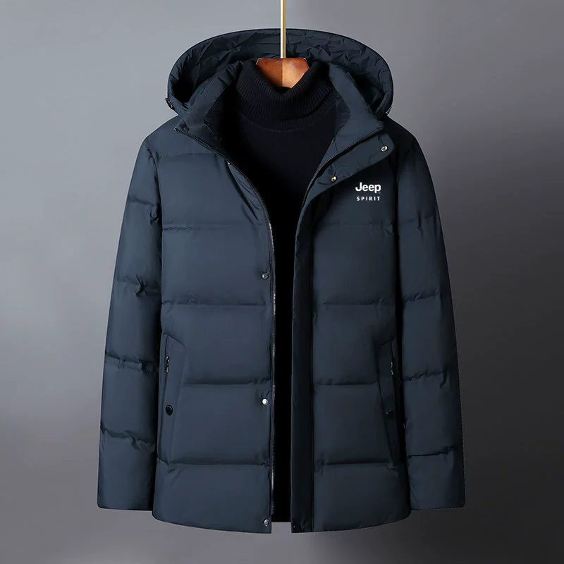 JEEP SPIRIT, новый мужской теплый пуховик, утепленное мужское пальто, модное пальто 886808