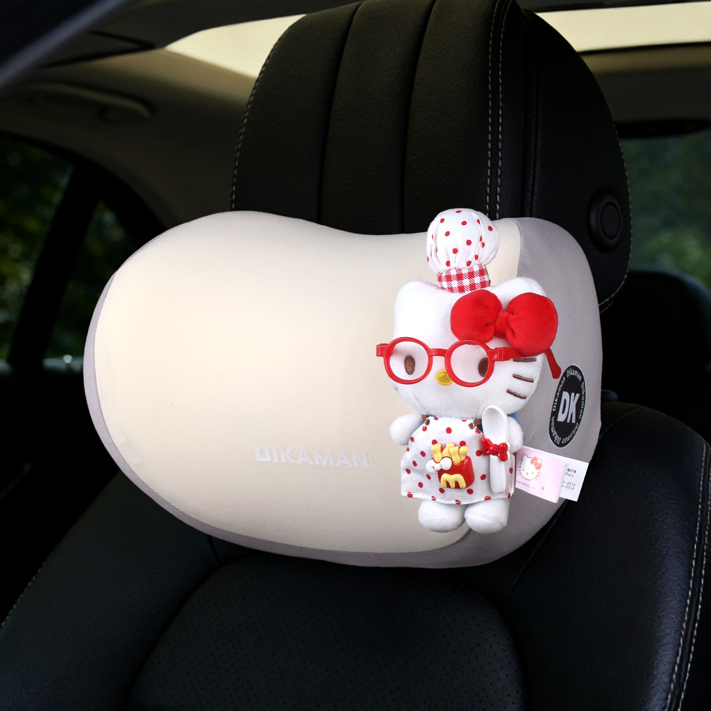 Coche de automóvil lindo almohada de cuello almohada de conducción de automóvil asiento de automóvil principal conjunto de automóvil de conducción universal en todas las estaciones image 4