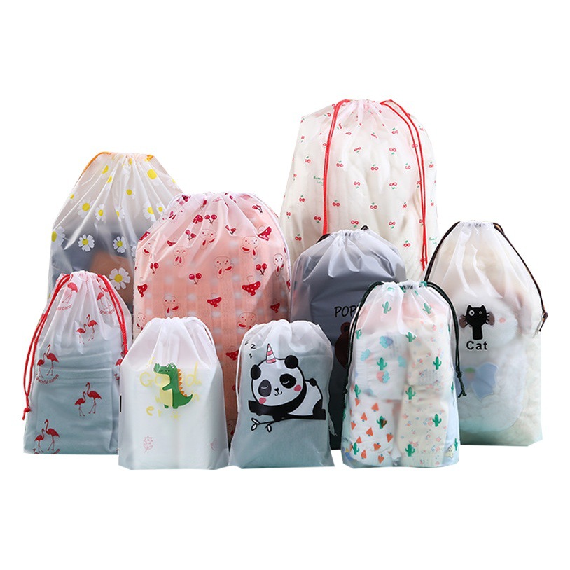Drawstring Pocket, Travel Clothes Packaging Bag, Organizing and Storage, Toy Shoe Storage Bag, Dust-Proof Bear Drawstring Bag
