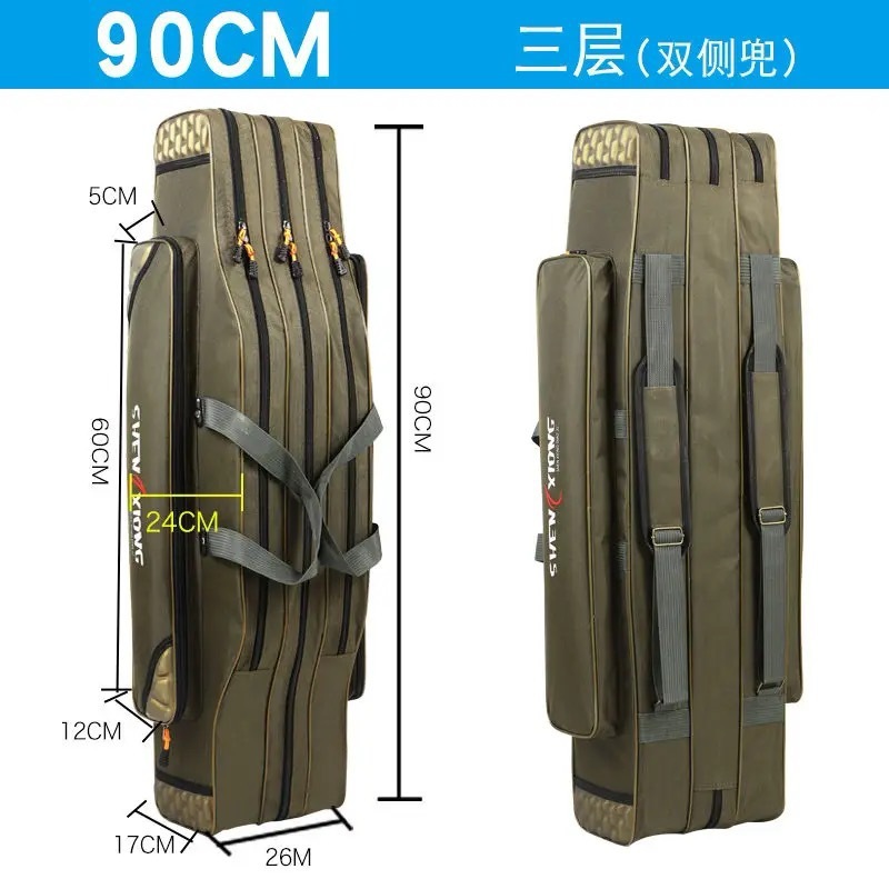 90cm 3겹 벨리백 옥스포드 천 브라운