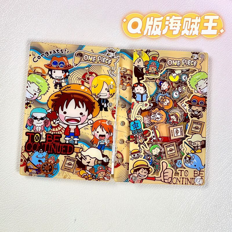 日本の漫画 A7 ルーズリーフノートブックかわいいガーリーハート高価値アニメ学生アクリル|undefined
