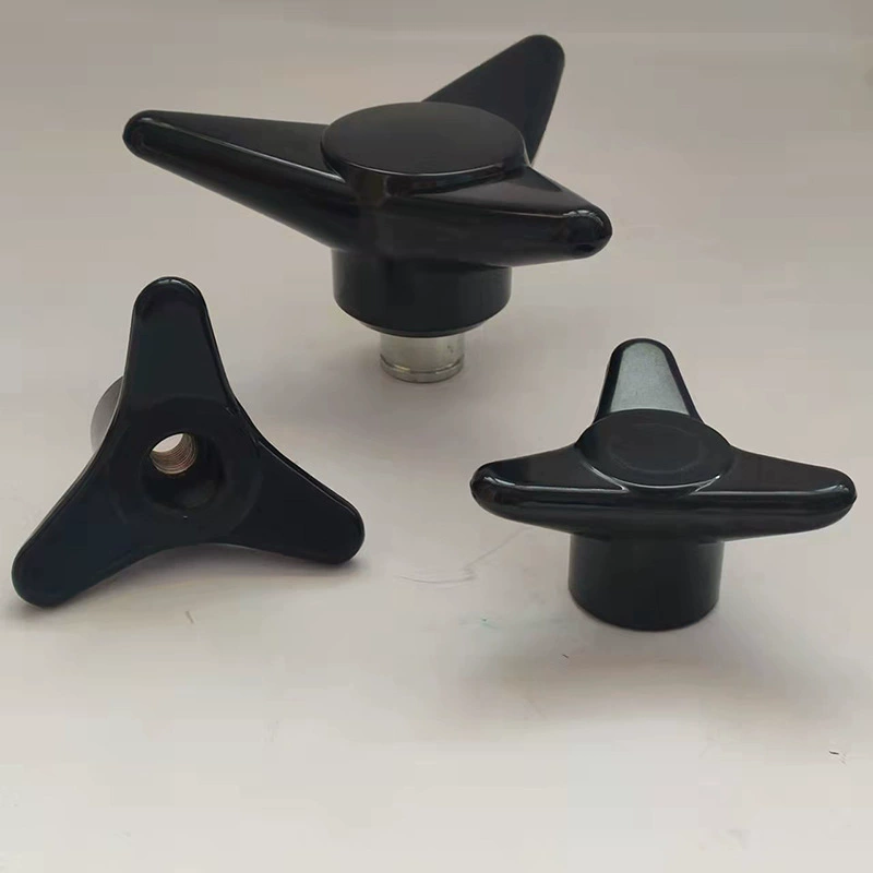 Треугольная ручка со стрелкой M8/10/12, Медная гайка, сквозное отверстие, Механическая ручка, ручка фильтрующего элемента, трехрычажная ручка