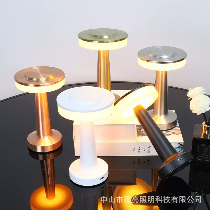 跨境led充电酒吧台灯酒店ktv咖啡餐厅装饰氛围桌灯创意个性小夜灯