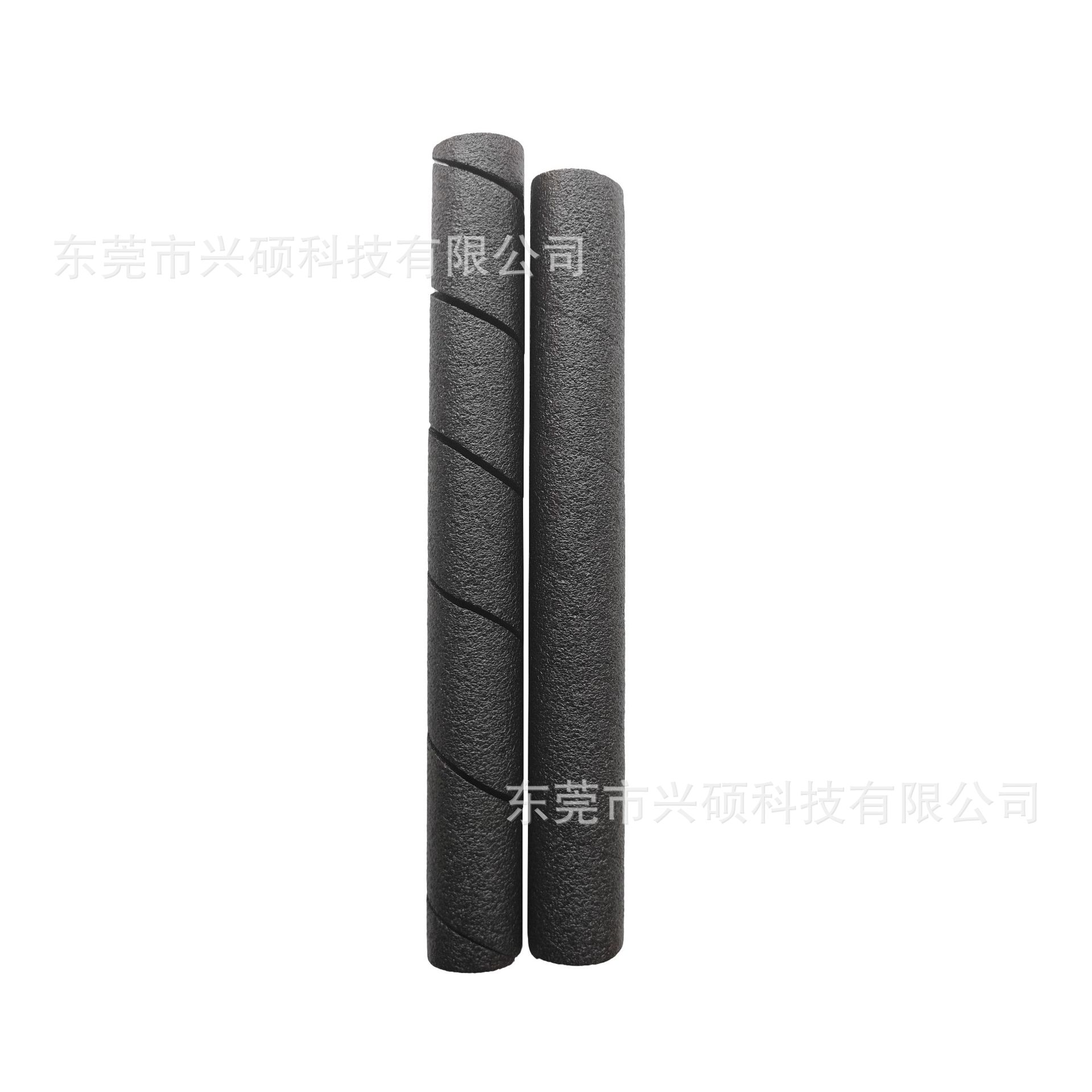 批发epe珍珠棉管 管道保护扶手保护缠绕管黑色螺旋泡沫管