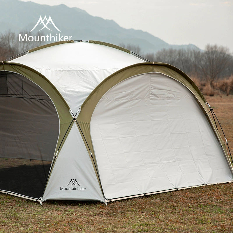 Палатка для походов Mountainhiker для туристов на открытом воздухе, кемпинг, новая луна белая купольная тент-т canopy