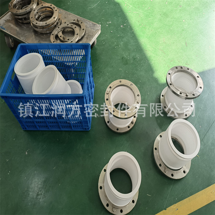 供应聚四氟乙烯不锈钢法兰连接波纹管 配合316L不锈钢法兰盘