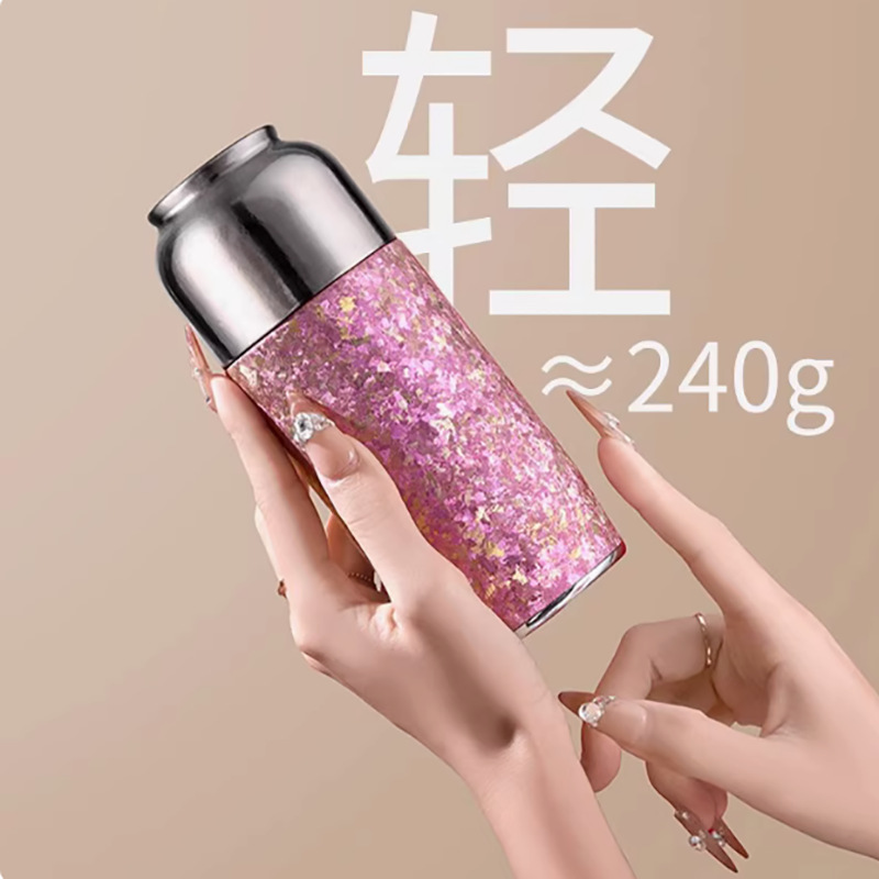 330ml纯钛保温杯双层钛男女士高档水杯钛晶焖泡茶杯|undefined