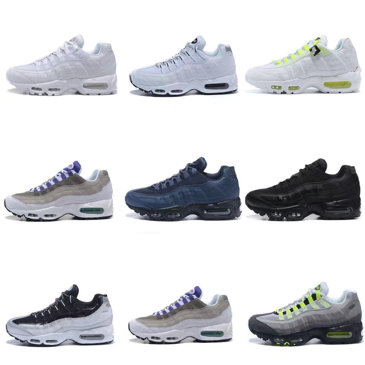 thumbnail for Putian MAX95 Air Cushion Shoes Black White Grey Green Casual Shoes for Men and Women Couple Sports Running Shoes Cross-border Foreign Trade