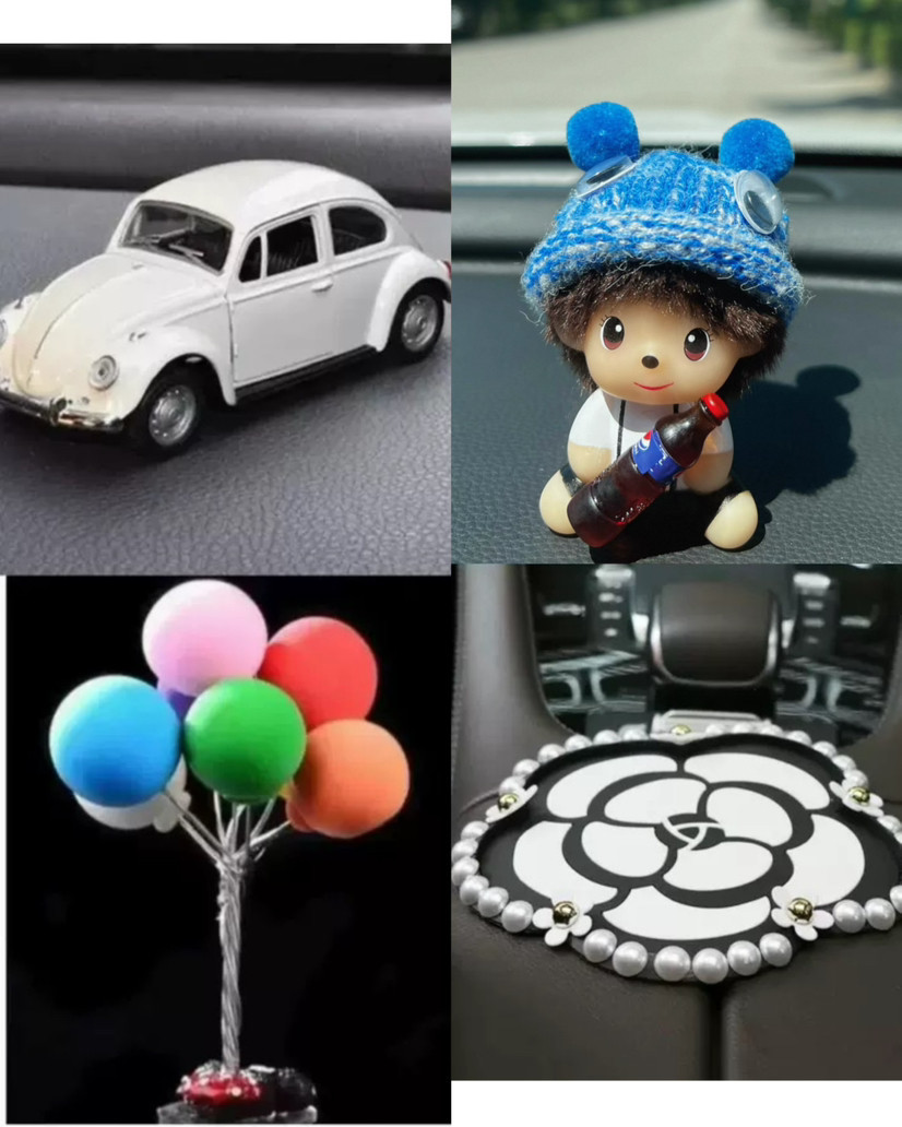 Decoración de automóviles decoración de automóviles decoración de consola central de automóviles para mujeres en línea resina de transmisión en vivo simple belleza de la noche